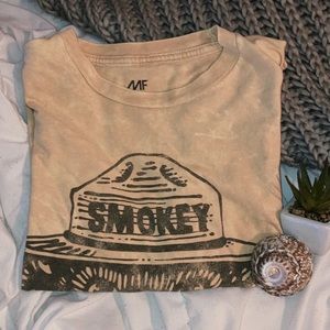 MIGHTY FINE Smokey Bear Women's Crop Tee